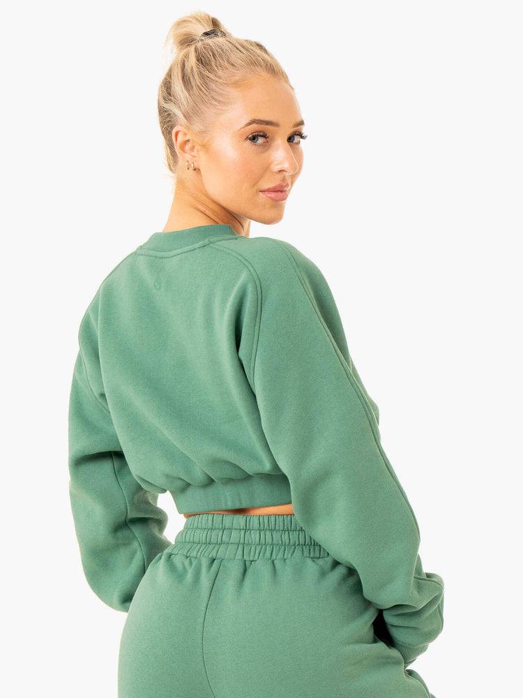 Forest Green Ryderwear Women Sweaters Sideline Women's Sweaters | AU2647PQ