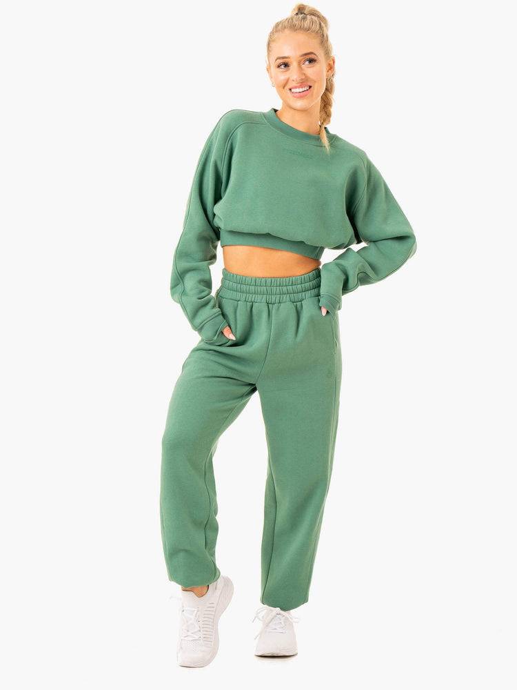 Forest Green Ryderwear Women Sweaters Sideline Women's Sweaters | AU2647PQ