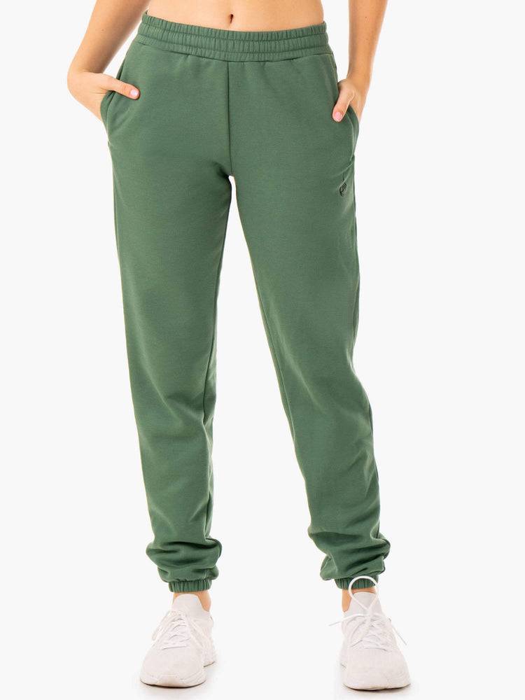 Forest Green Ryderwear Women Track Pants Unisex Women's Track Pants | AU3069FM