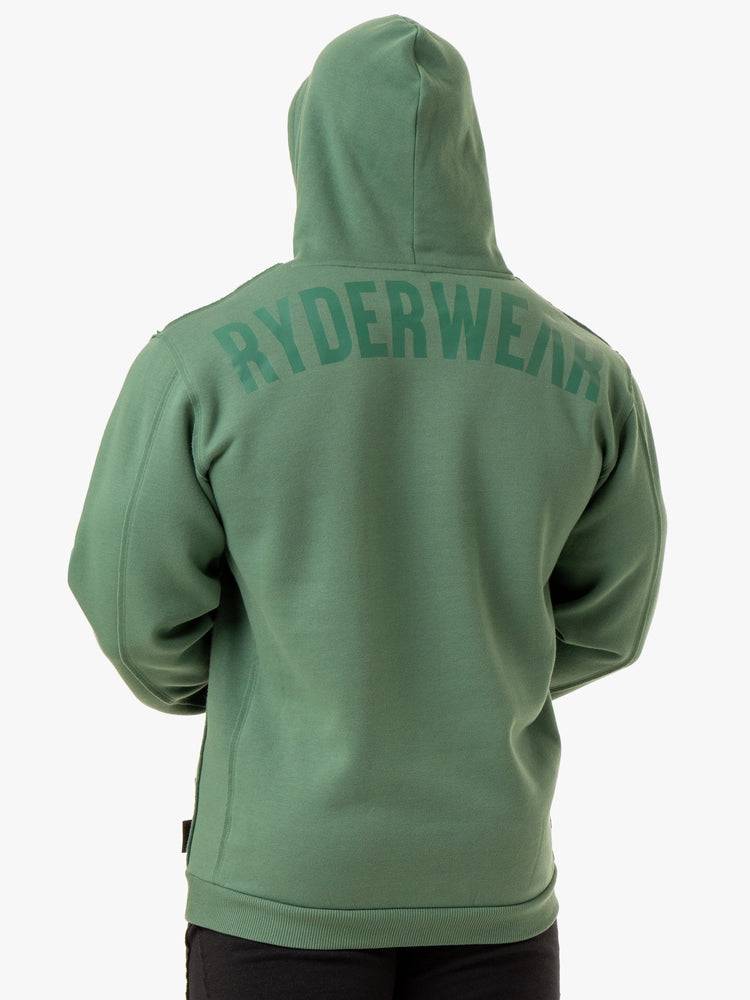 Green Ryderwear Men Hoodie Force Pullover Men's Hoodie | AU1461IS