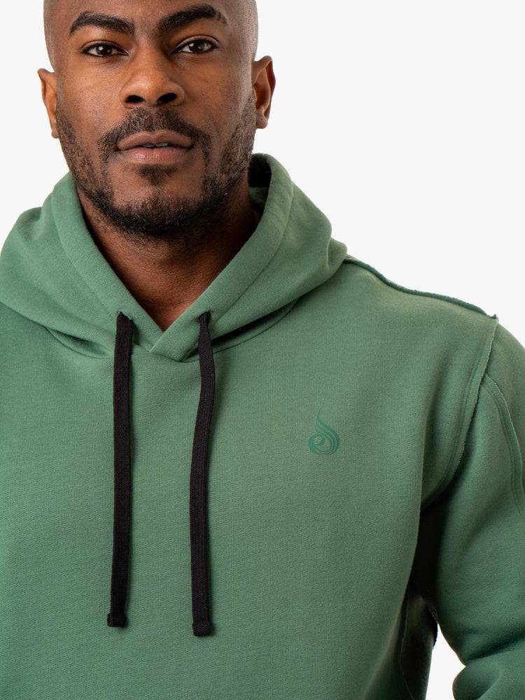 Green Ryderwear Men Hoodie Force Pullover Men's Hoodie | AU1461IS