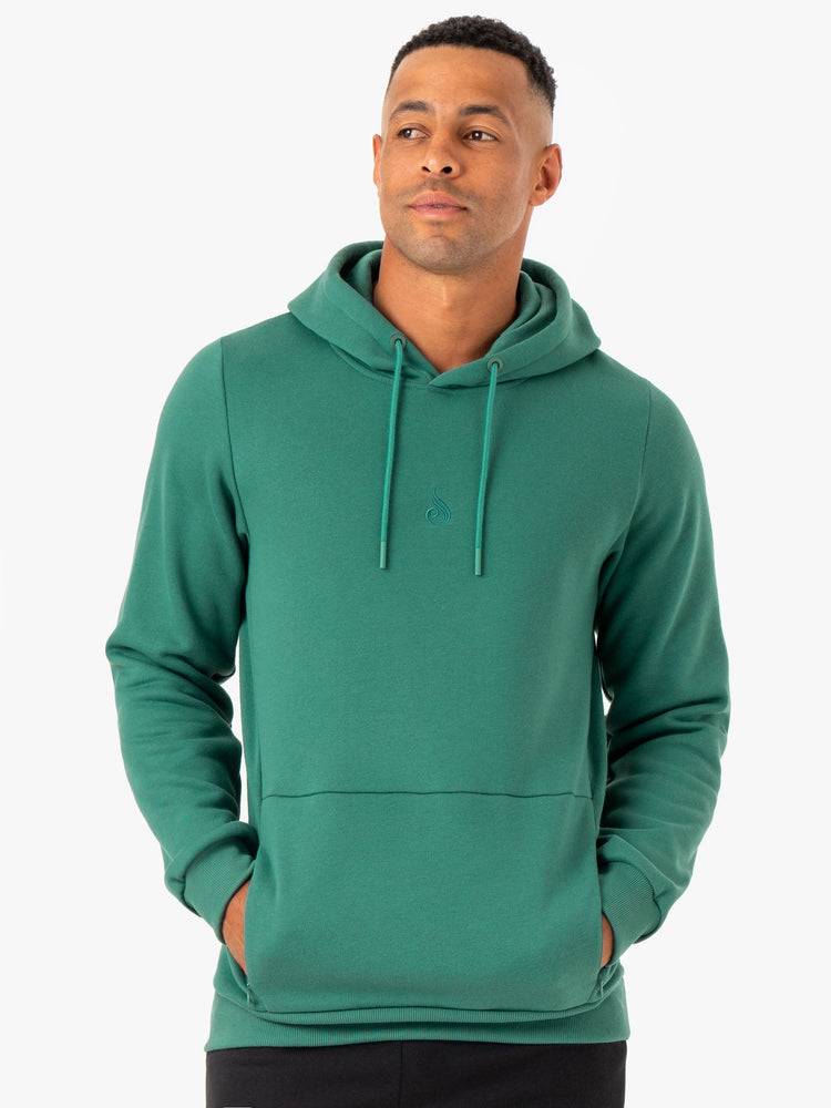 Green Ryderwear Men Hoodie Restore Pullover Men's Hoodie | AU1485YU