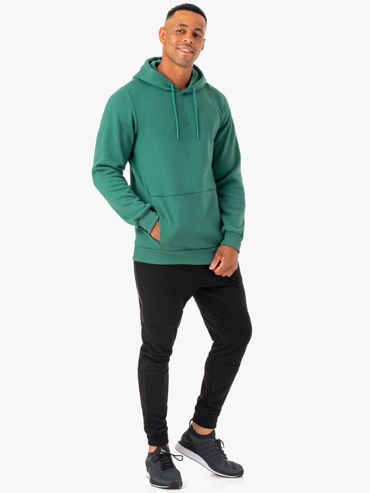 Green Ryderwear Men Hoodie Restore Pullover Men's Hoodie | AU1485YU