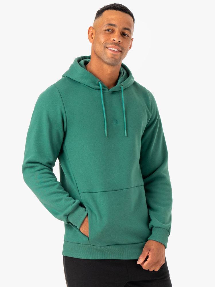 Green Ryderwear Men Hoodie Restore Pullover Men\'s Hoodie | AU1485YU