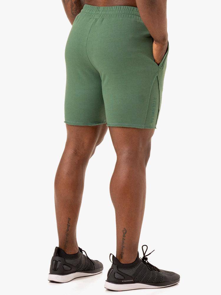 Green Ryderwear Men Shorts Force Track Men's Shorts | AU1372VD