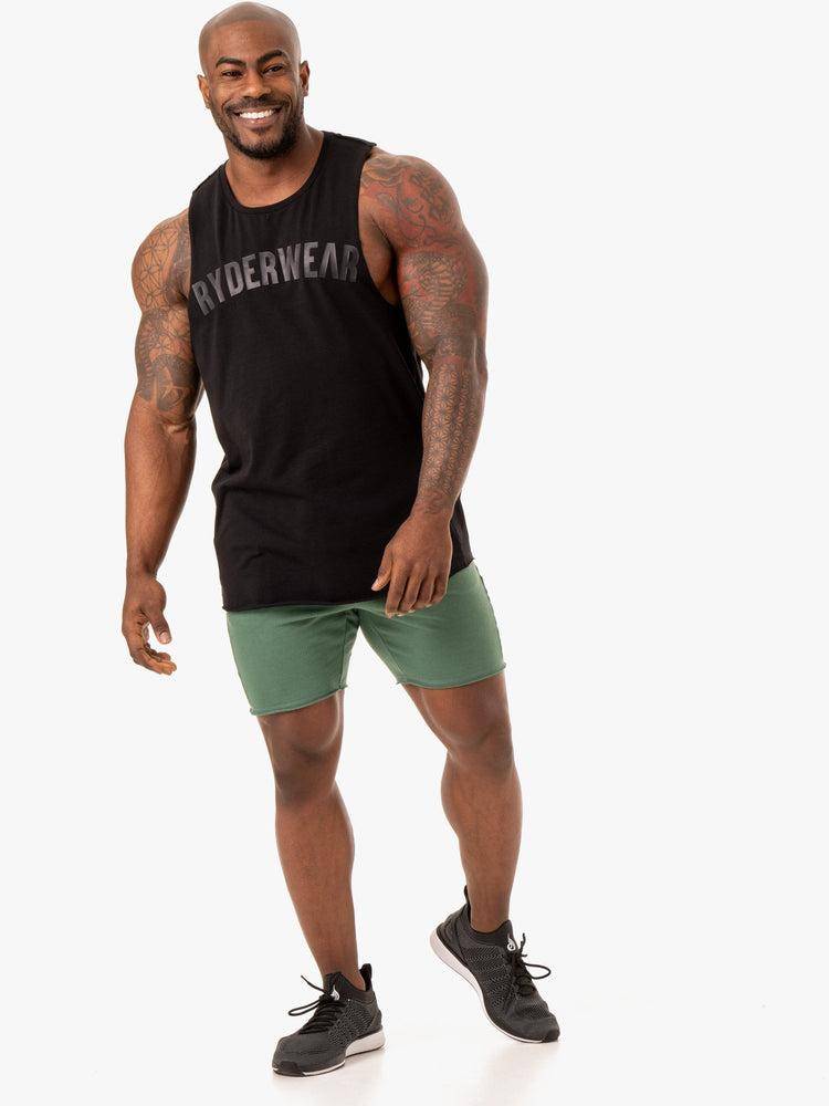 Green Ryderwear Men Shorts Force Track Men's Shorts | AU1372VD