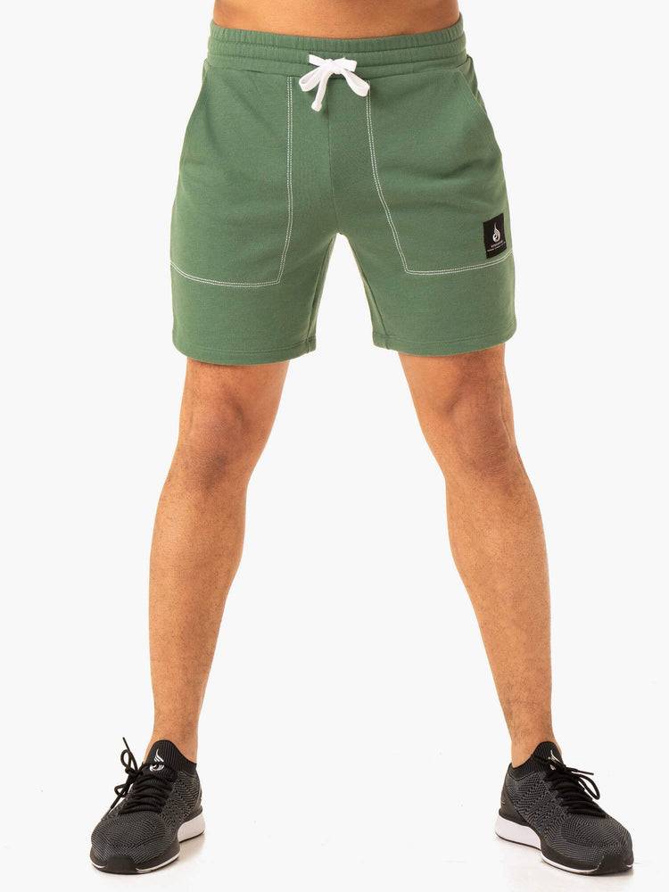 Green Ryderwear Men Shorts Vital Track Men's Shorts | AU1420LH