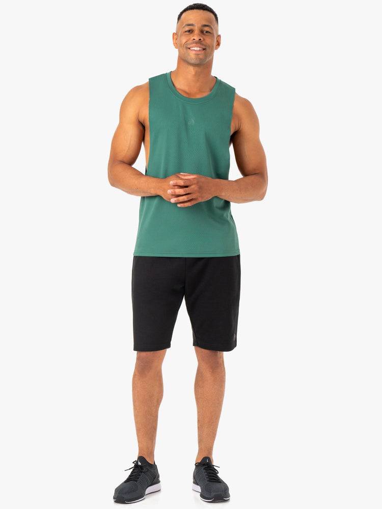 Green Ryderwear Men Tanks Enhance Baller Tank Men's Tanks | AU1086VD