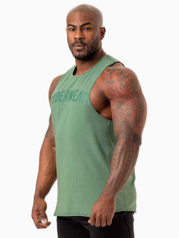 Green Ryderwear Men Tanks Force Baller Tank Men's Tanks | AU1108LH