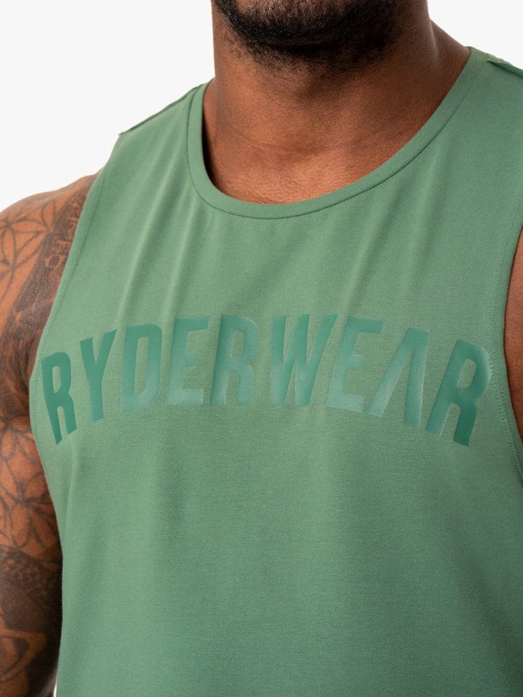 Green Ryderwear Men Tanks Force Baller Tank Men's Tanks | AU1108LH