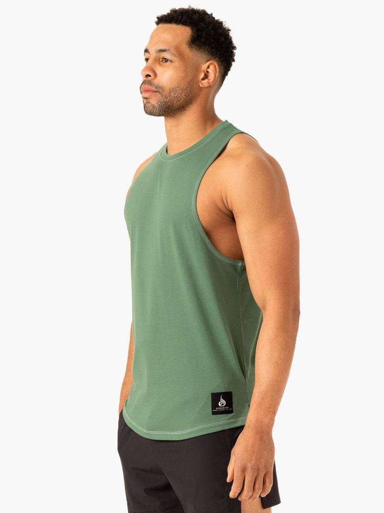 Green Ryderwear Men Tanks Vital Baller Tank Men's Tanks | AU1183HK