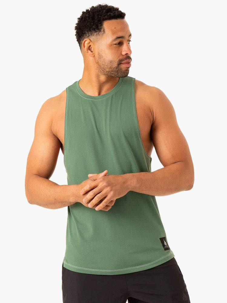 Green Ryderwear Men Tanks Vital Baller Tank Men\'s Tanks | AU1183HK