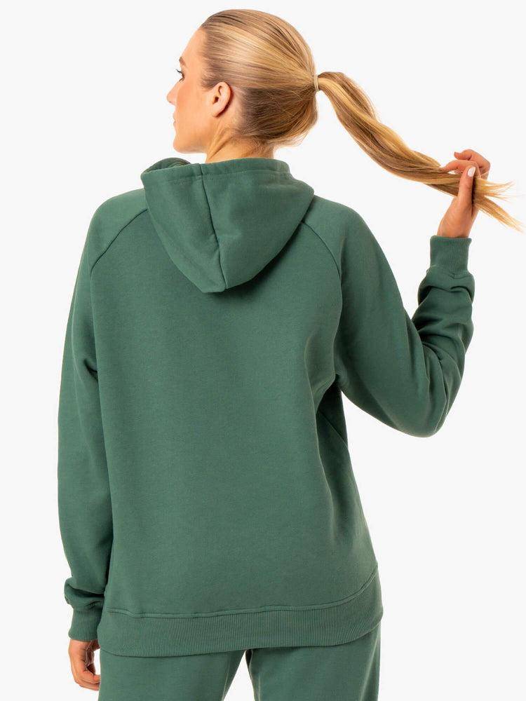 Green Ryderwear Women Hoodie Off Duty Fleece Women's Hoodie | AU1657CE