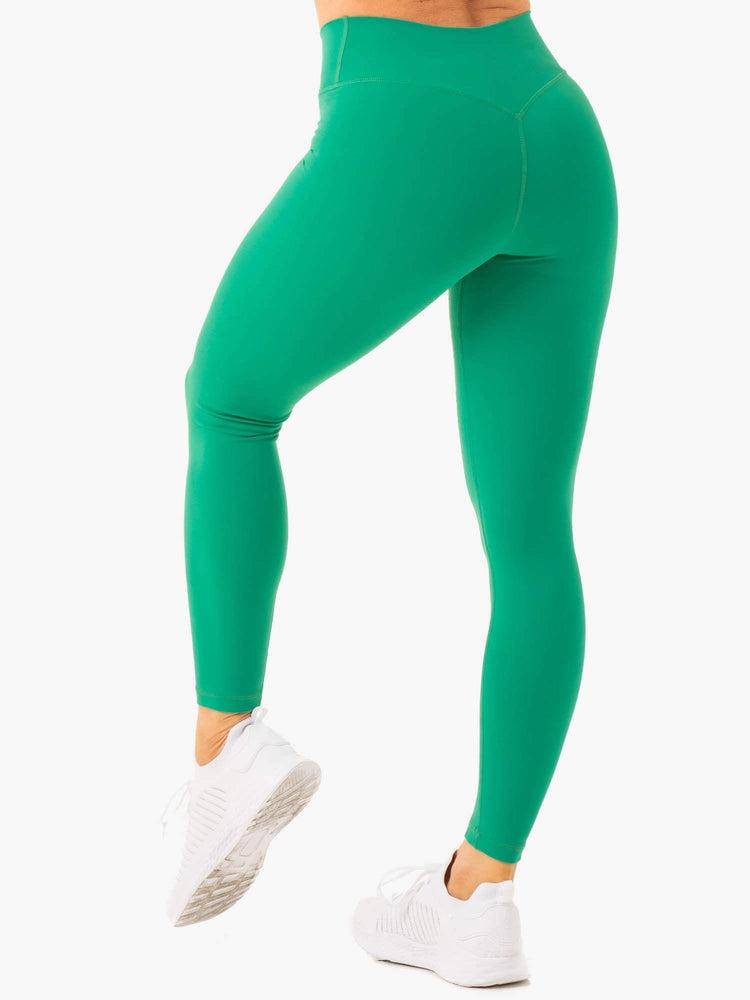 Green Ryderwear Women Leggings NKD Cross Over Women's Leggings | AU1801PQ