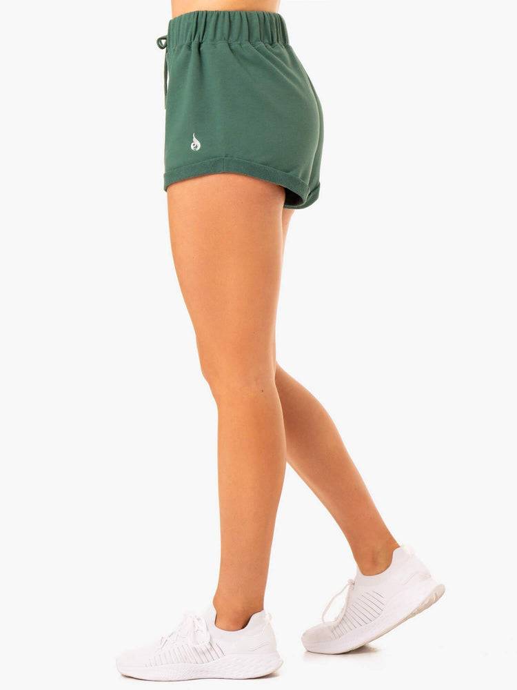 Green Ryderwear Women Shorts Off Duty Fleece Women's Shorts | AU2018LH