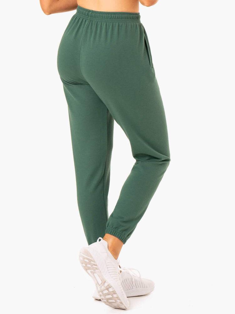 Green Ryderwear Women Track Pants Off-Duty Fleece Women's Track Pants | AU3060TV