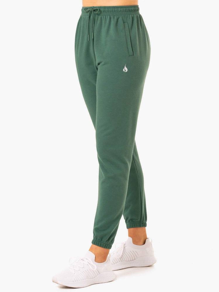 Green Ryderwear Women Track Pants Off-Duty Fleece Women\'s Track Pants | AU3060TV