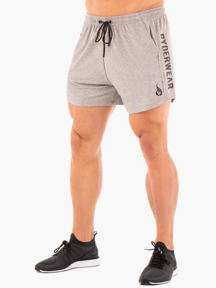 Grey Marl Ryderwear Men Shorts Arnie Men's Shorts | AU1346VD