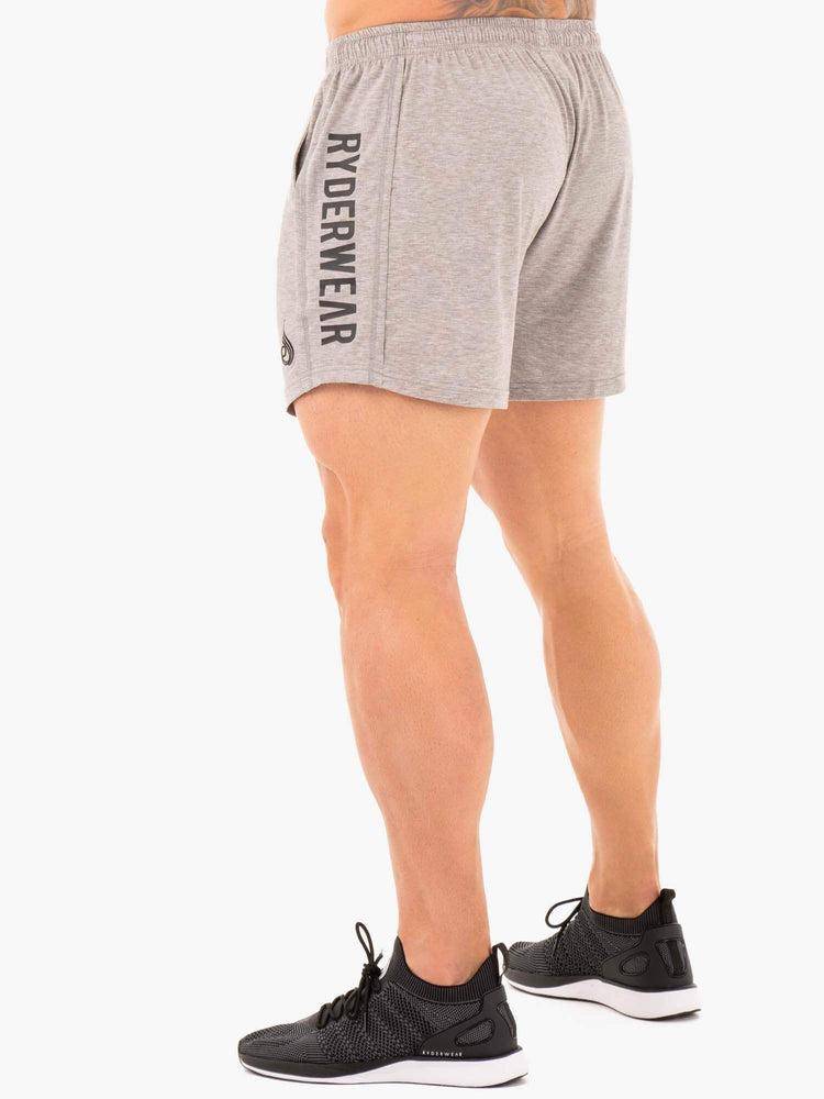 Grey Marl Ryderwear Men Shorts Arnie Men's Shorts | AU1346VD