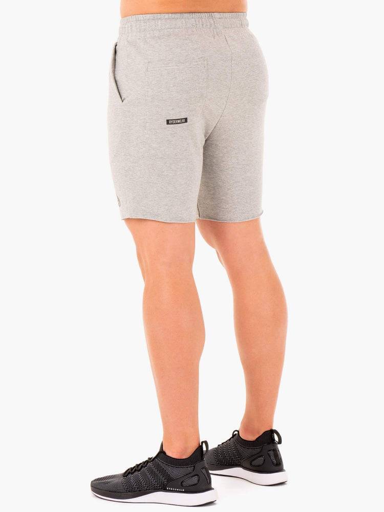 Grey Marl Ryderwear Men Shorts Base Gym Men's Shorts | AU1351WY