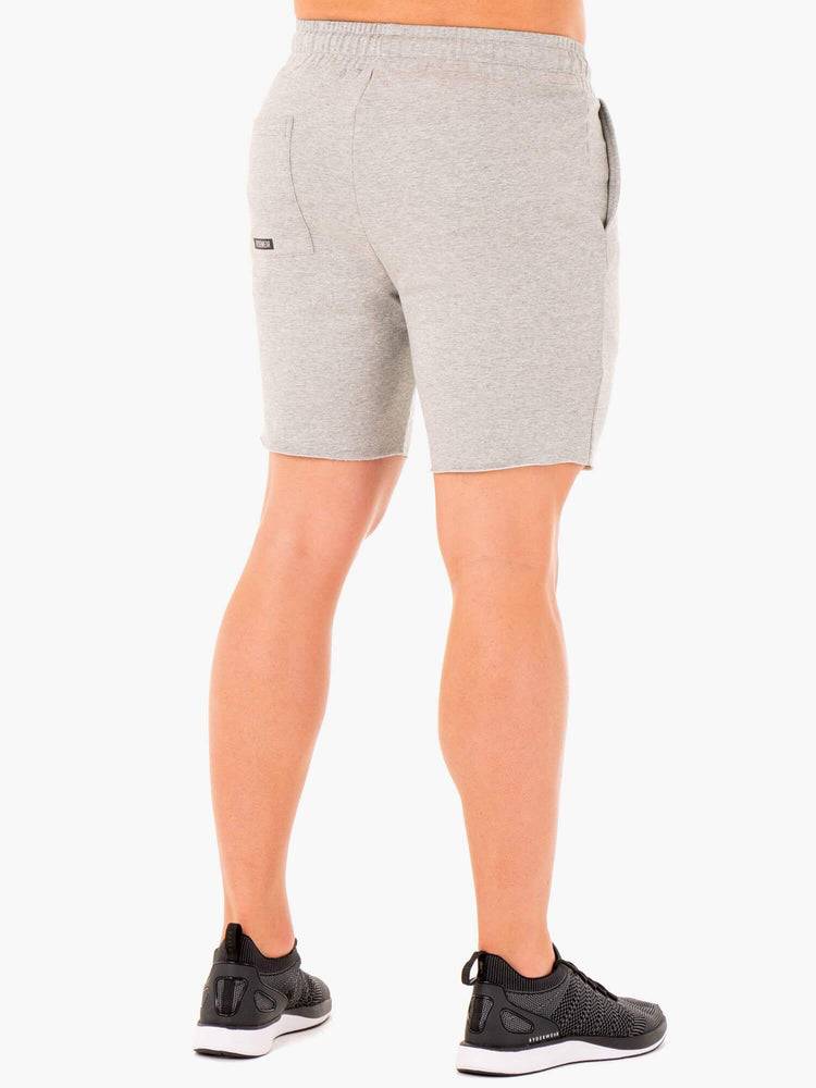 Grey Marl Ryderwear Men Shorts Base Gym Men's Shorts | AU1351WY