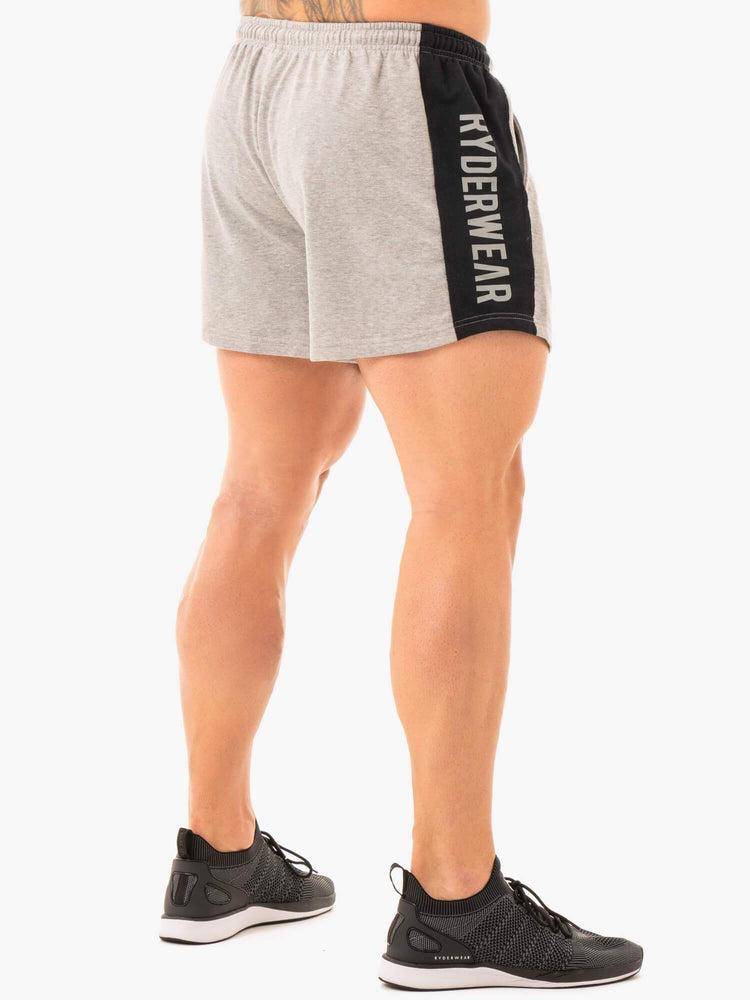 Grey Marl Ryderwear Men Shorts Fleece Arnie Men's Shorts | AU1367KI