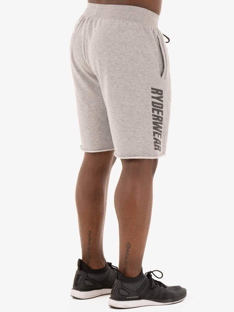 Grey Marl Ryderwear Men Shorts Flex Track Men's Shorts | AU1368LH