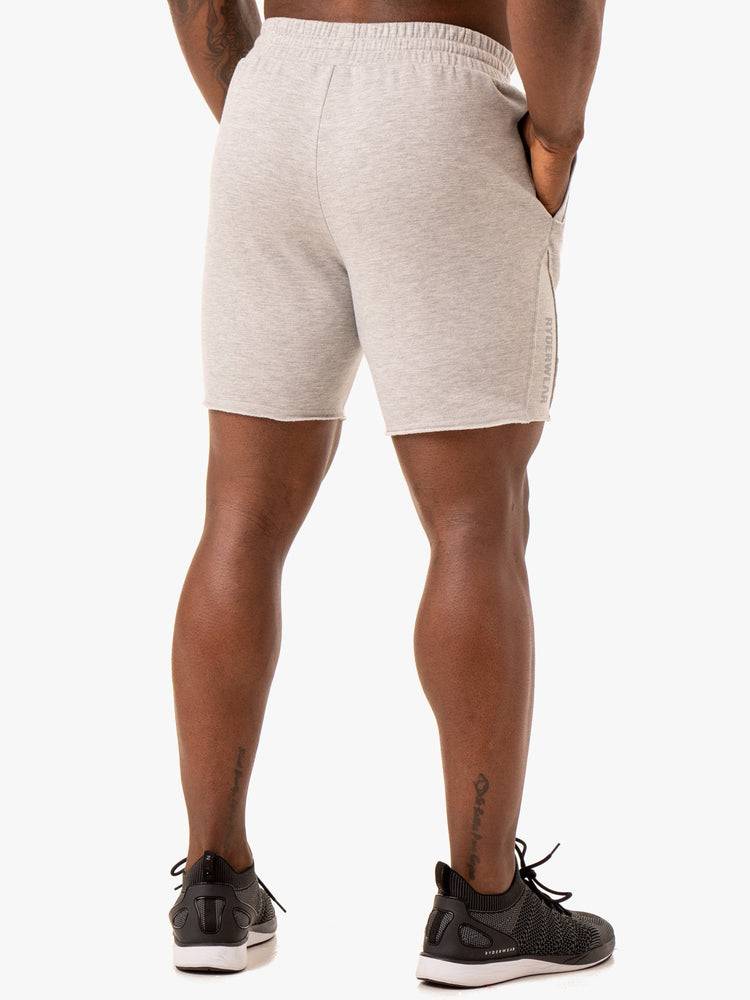 Grey Marl Ryderwear Men Shorts Force Track Men's Shorts | AU1375MA