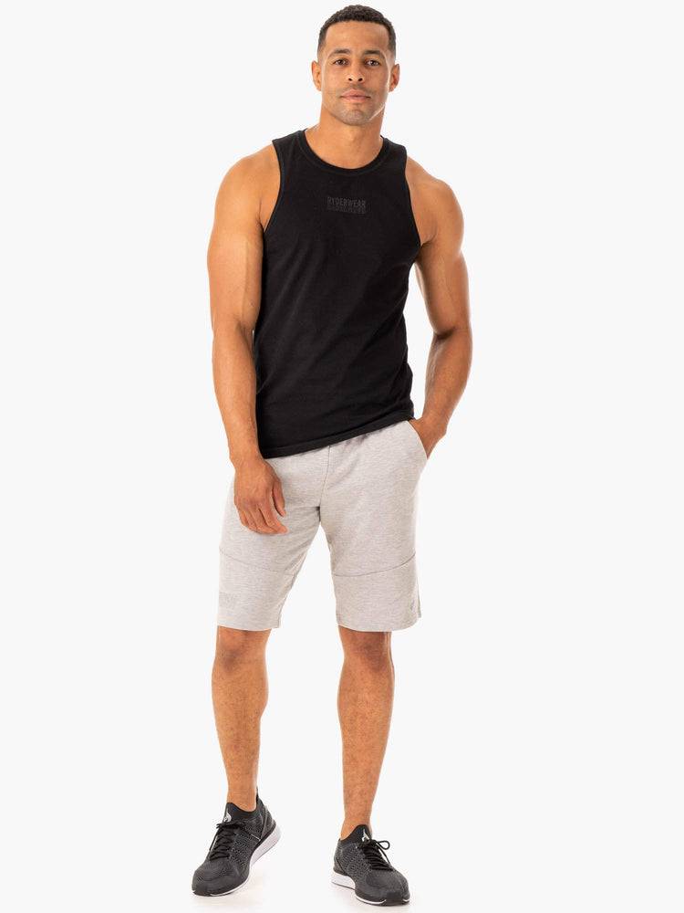 Grey Marl Ryderwear Men Shorts Limitless Track Men's Shorts | AU1383IS