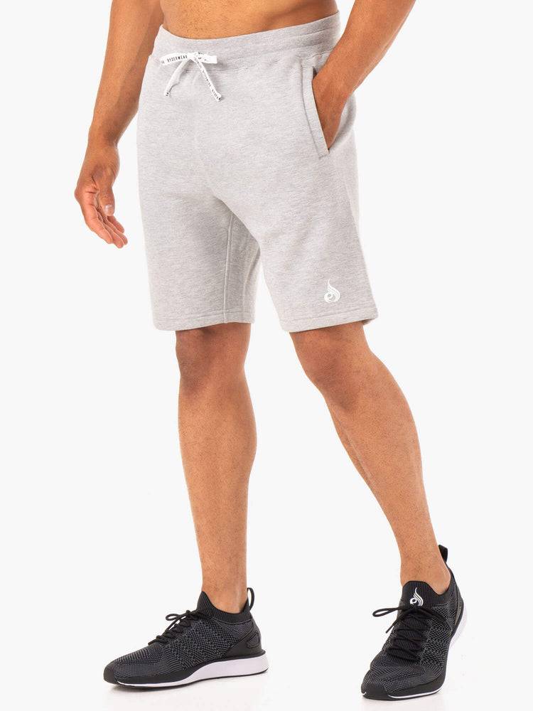 Grey Marl Ryderwear Men Shorts Recharge Track Men's Shorts | AU1406TV