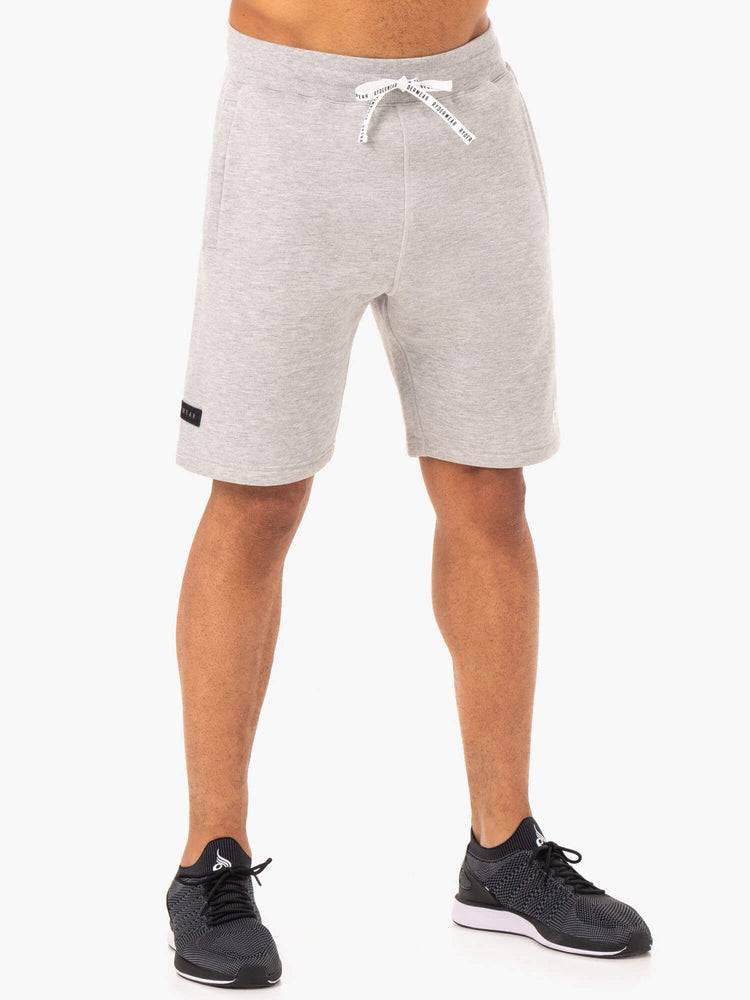 Grey Marl Ryderwear Men Shorts Recharge Track Men\'s Shorts | AU1406TV