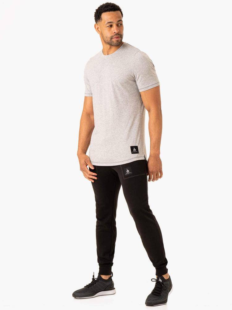 Grey Marl Ryderwear Men T Shirts Vital Men's T Shirts | AU1303YU