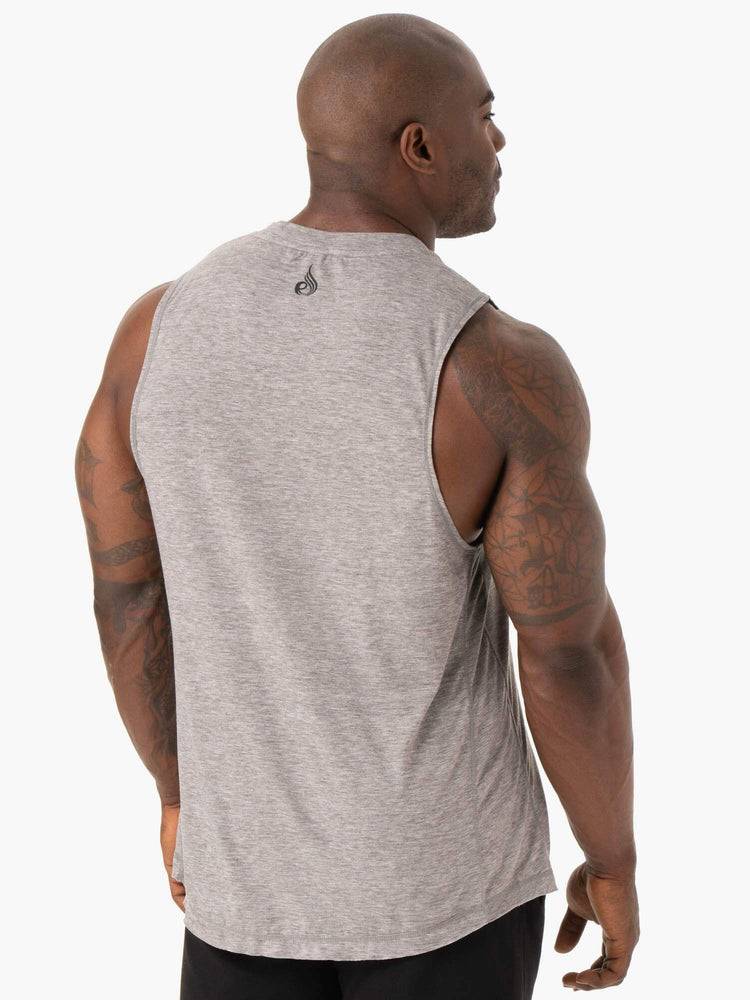 Grey Marl Ryderwear Men Tanks Iron Baller Tank Men's Tanks | AU1137CE