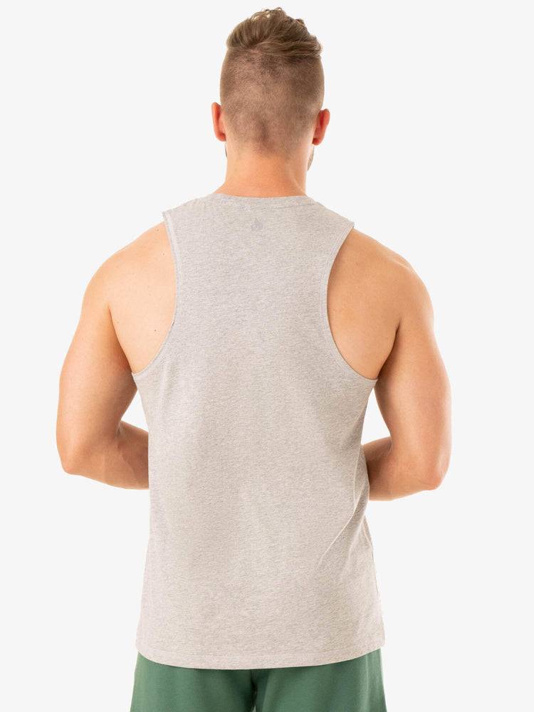 Grey Marl Ryderwear Men Tanks Limitless Baller Tank Men's Tanks | AU1149IS