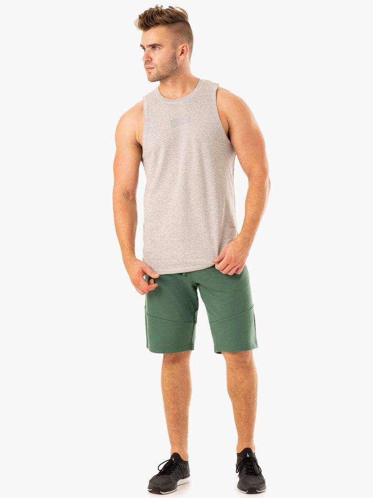 Grey Marl Ryderwear Men Tanks Limitless Baller Tank Men's Tanks | AU1149IS