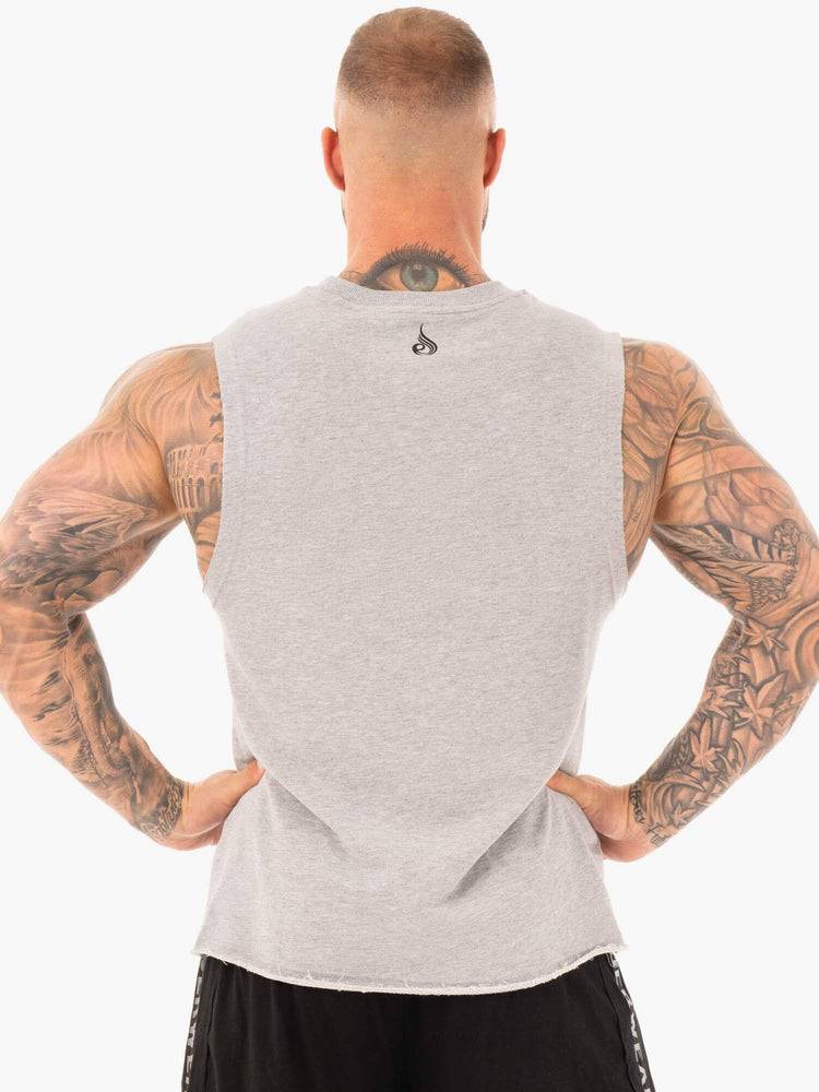 Grey Marl Ryderwear Men Tanks Performance Baller Tank Men's Tanks | AU1161ZG