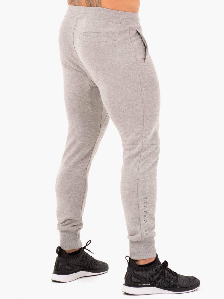 Grey Marl Ryderwear Men Track Pants Athletic Fleeces Men's Track Pants | AU1000MA