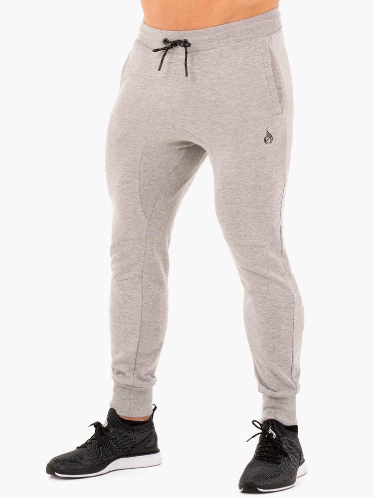 Grey Marl Ryderwear Men Track Pants Athletic Fleeces Men\'s Track Pants | AU1000MA