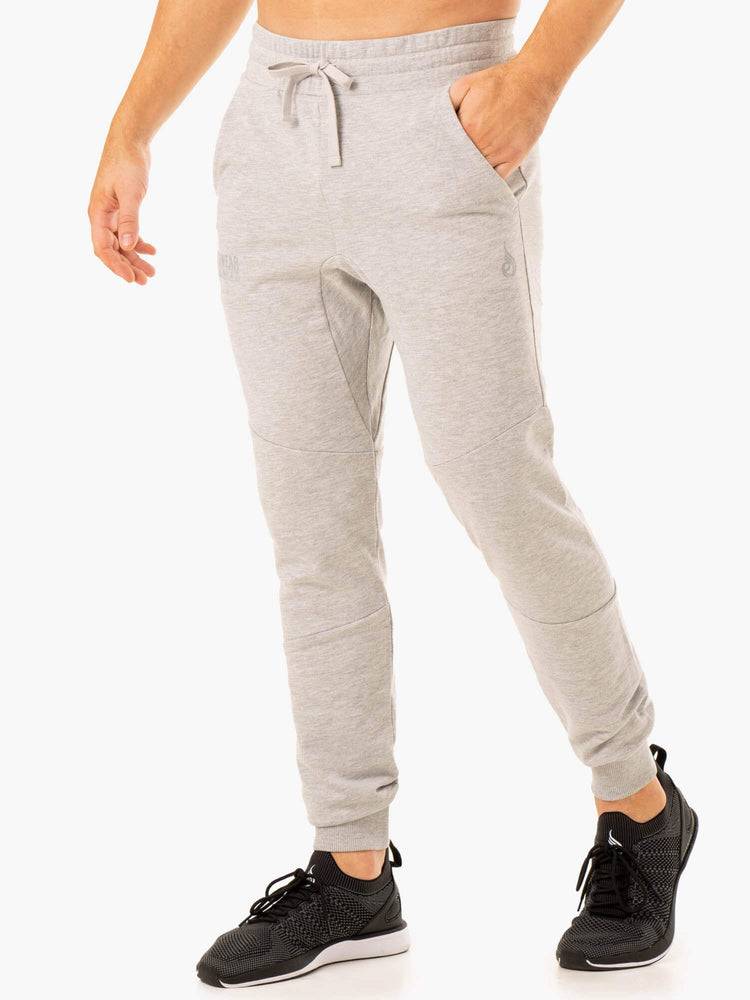 Grey Marl Ryderwear Men Track Pants Limitless Men\'s Track Pants | AU1026GL