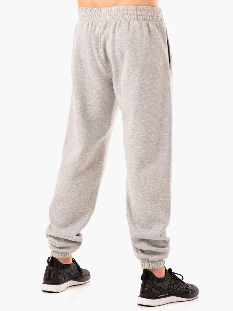 Grey Marl Ryderwear Men Track Pants Recharge Relaxed Men's Track Pants | AU1034VD