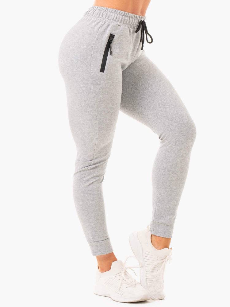 Grey Marl Ryderwear Women Track Pants Luxe Women's Track Pants | AU3034RW