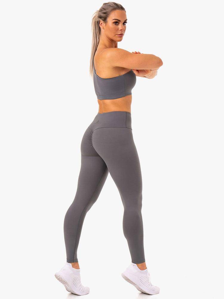 Grey Ryderwear Women Leggings Adapt High Waisted Scrunch Women's Leggings | AU1729HK