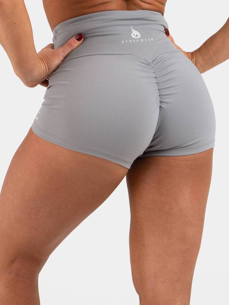 Grey Ryderwear Women Shorts Animal Scrunch Bum Women\'s Shorts | AU2038DN