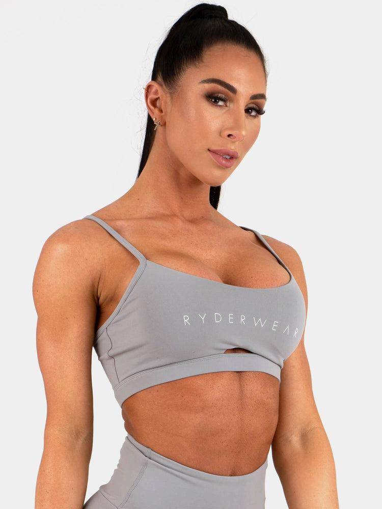 Grey Ryderwear Women Sports Bra Animal Women's Sports Bra | AU2284NB