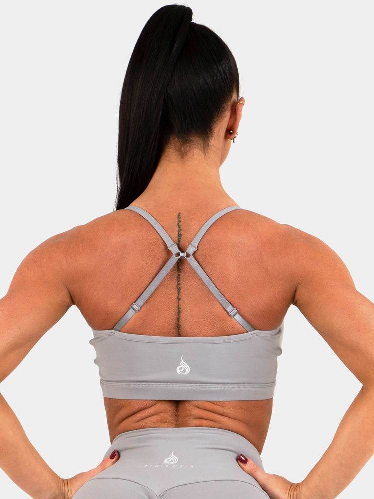 Grey Ryderwear Women Sports Bra Staples Women's Sports Bra | AU2540ZG