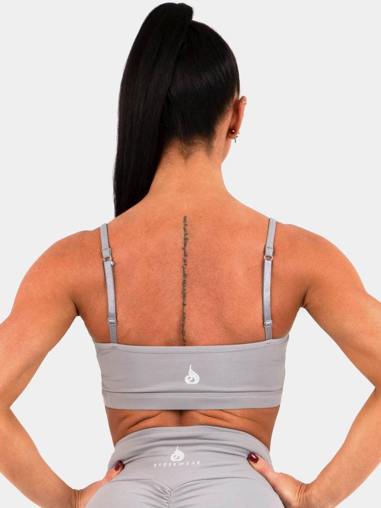 Grey Ryderwear Women Sports Bra Staples Women's Sports Bra | AU2540ZG