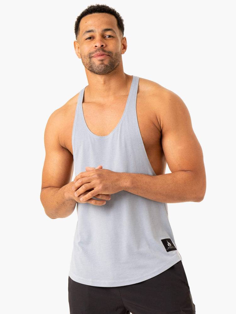 Ice Blue Ryderwear Men Gym Stringers Vital Stringer T-Back Men\'s Gym Stringers | AU1546GL