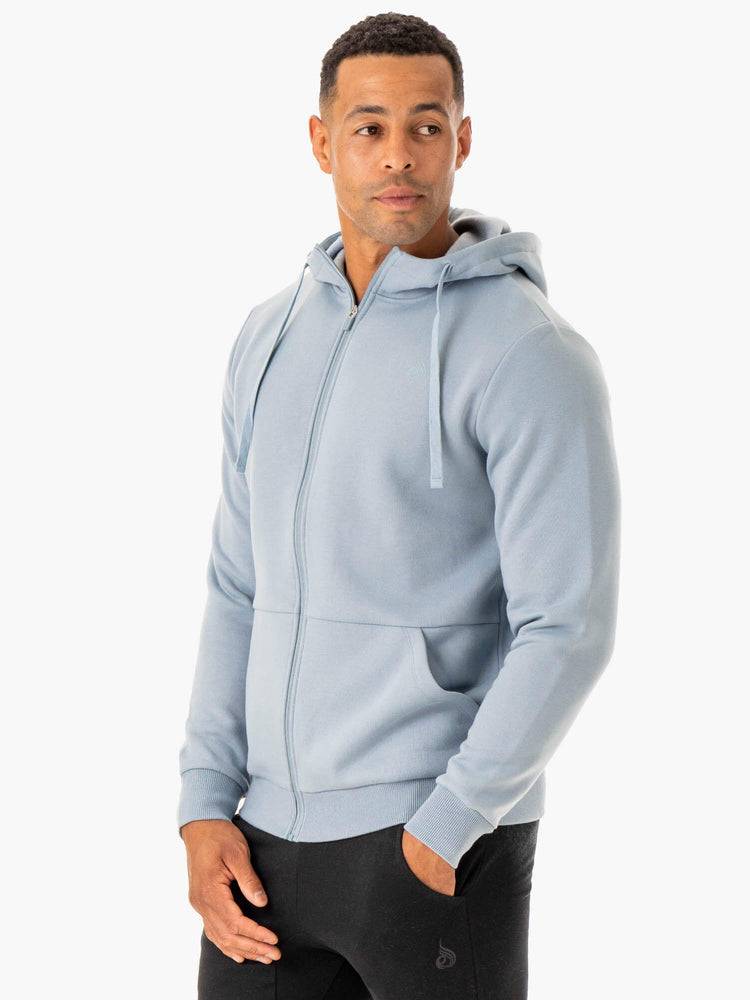 Ice Blue Ryderwear Men Jackets Limitless Zip Up Men's Jackets | AU1437PQ