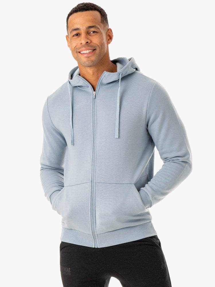 Ice Blue Ryderwear Men Jackets Limitless Zip Up Men\'s Jackets | AU1437PQ