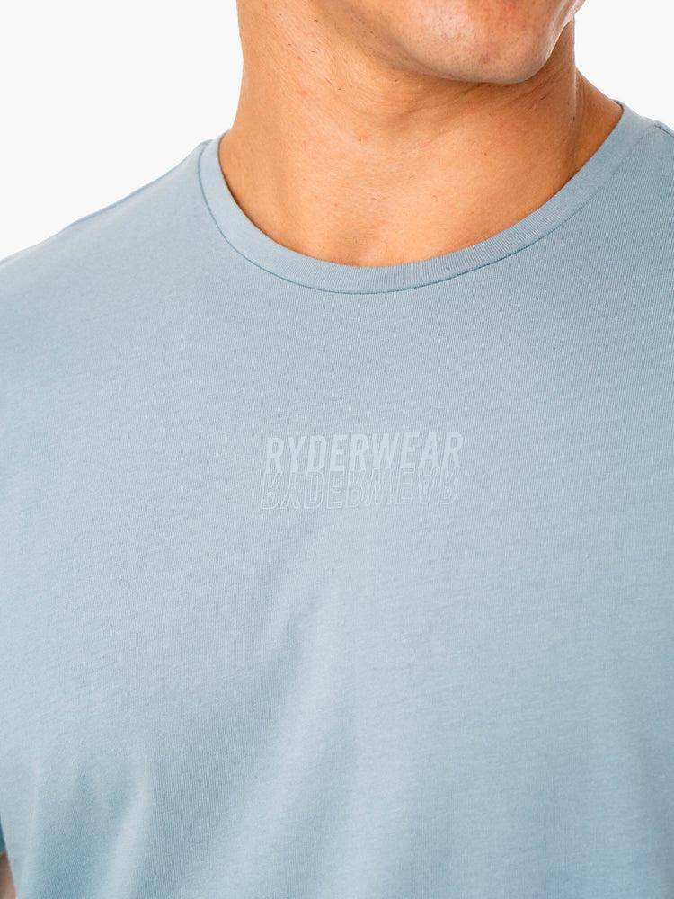 Ice Blue Ryderwear Men T Shirts Limitless Men's T Shirts | AU1258DN